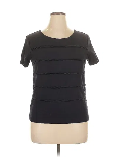 Pre-owned J.crew Factory Store Short Sleeve T-shirt In Black