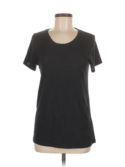 Pre-owned J.crew Factory Store Short Sleeve T-shirt In Black