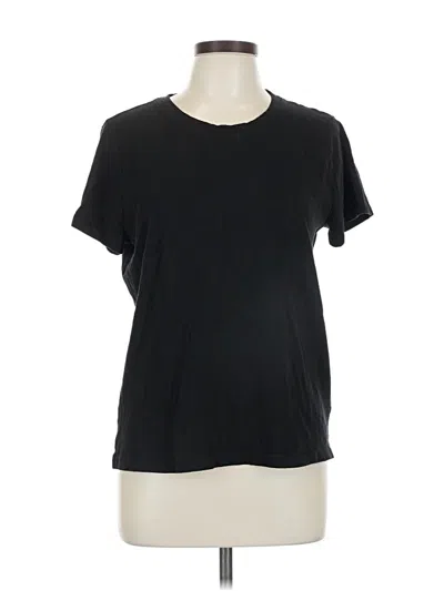 Pre-owned J.crew Factory Store Short Sleeve T-shirt In Black