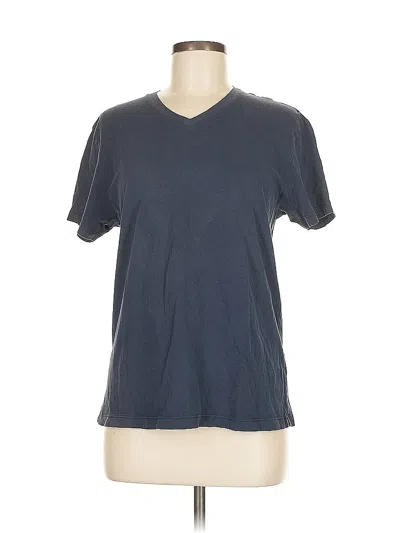 Pre-owned J.crew Factory Store Short Sleeve T-shirt In Blue