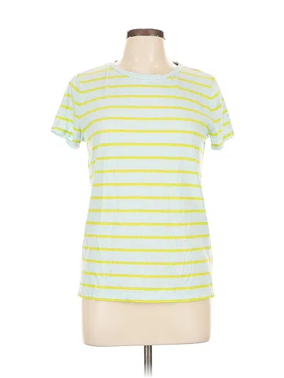 Pre-owned J.crew Factory Store Short Sleeve T-shirt In Blue