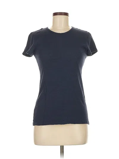 Pre-owned J.crew Factory Store Short Sleeve T-shirt In Blue