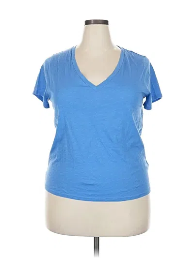 J.crew Factory Store Short Sleeve T-shirt In Blue