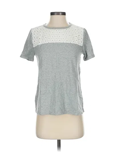 Pre-owned J.crew Factory Store Short Sleeve T-shirt In Gray