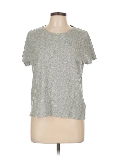 Pre-owned J.crew Factory Store Short Sleeve T-shirt In Gray