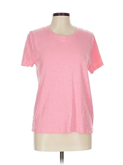 Pre-owned J.crew Factory Store Short Sleeve T-shirt In Pink