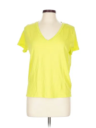 Pre-owned J.crew Factory Store Short Sleeve T-shirt In Yellow