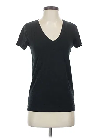 Pre-owned J.crew Factory Store Short Sleeve T-shirt In Black