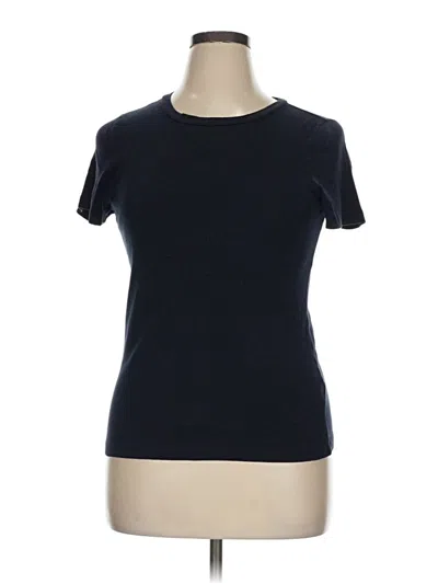 Pre-owned J.crew Factory Store Short Sleeve T-shirt In Blue