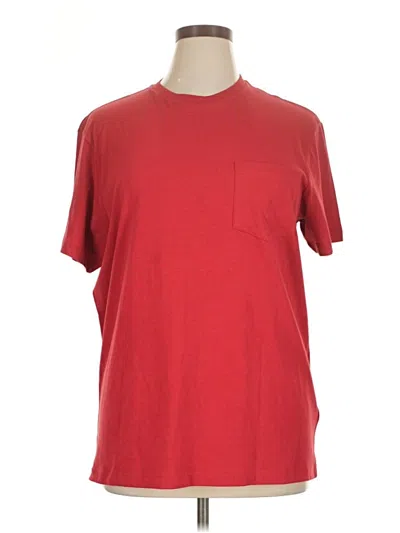 Pre-owned J.crew Factory Store Short Sleeve T-shirt In Red
