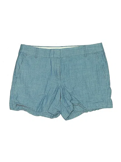Pre-owned J.crew Factory Store Shorts In Blue