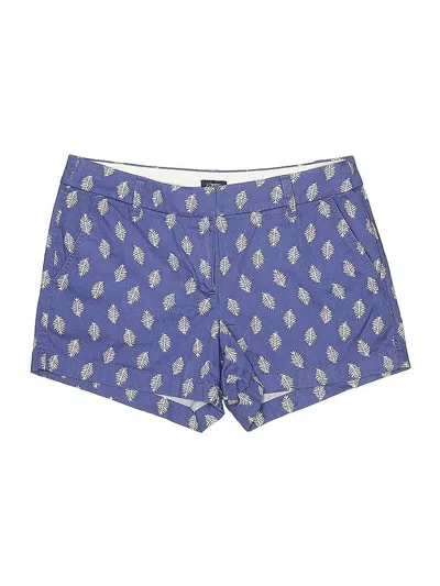 Pre-owned J.crew Factory Store Shorts In Blue