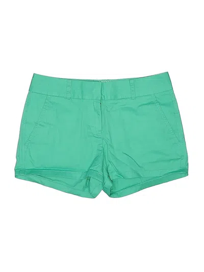Pre-owned J.crew Factory Store Shorts In Green