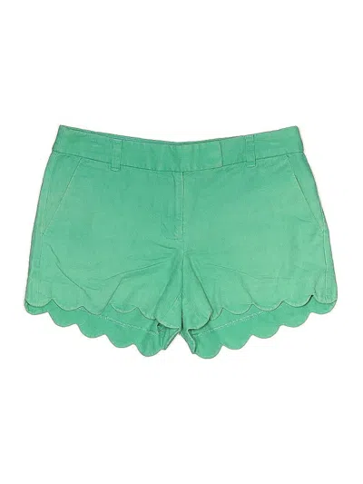 Pre-owned J.crew Factory Store Shorts In Green