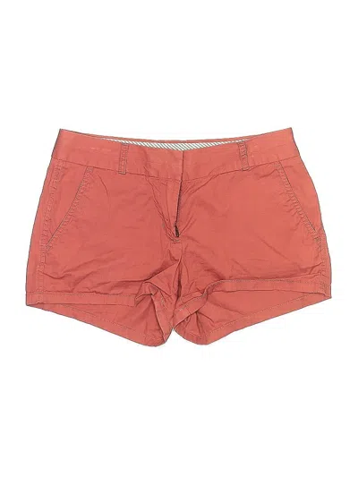 Pre-owned J.crew Factory Store Shorts In Orange
