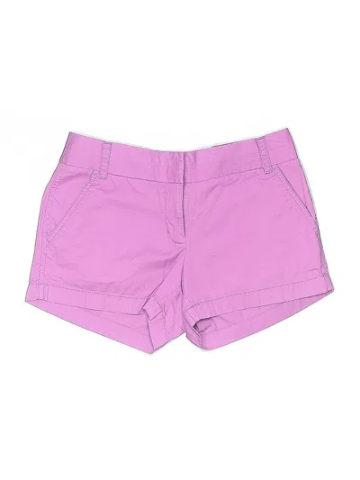 Pre-owned J.crew Factory Store Shorts In Purple