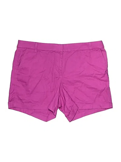 Pre-owned J.crew Factory Store Shorts In Purple