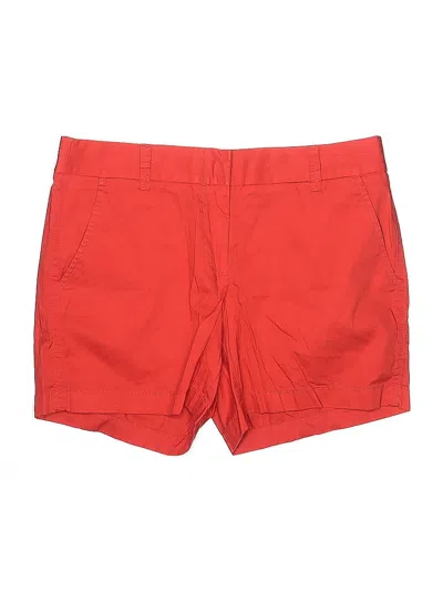 Pre-owned J.crew Factory Store Shorts In Red
