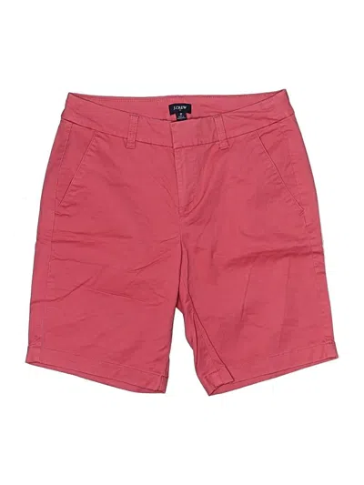 Pre-owned J.crew Factory Store Shorts In Red