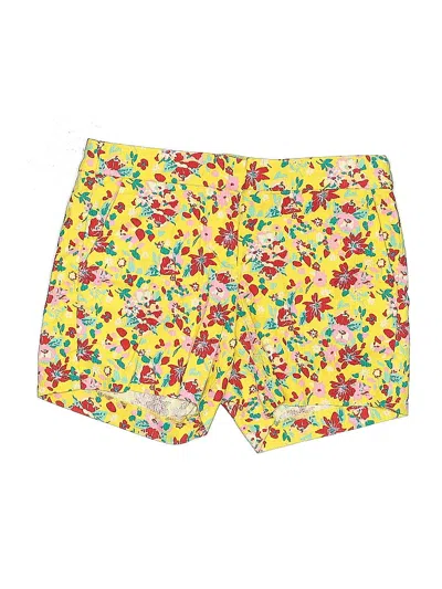 Pre-owned J.crew Factory Store Shorts In Yellow
