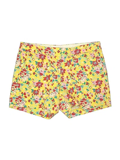 Pre-owned J.crew Factory Store Shorts In Yellow