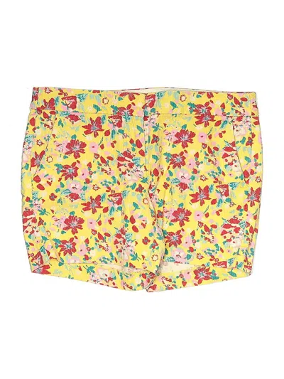 Pre-owned J.crew Factory Store Shorts In Yellow