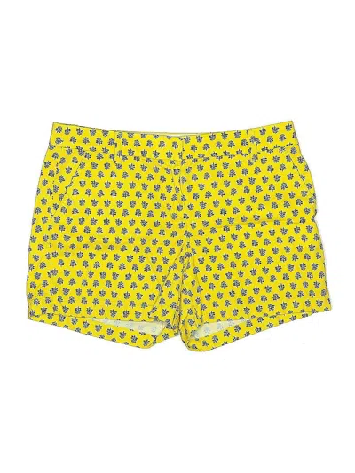 Pre-owned J.crew Factory Store Shorts In Yellow