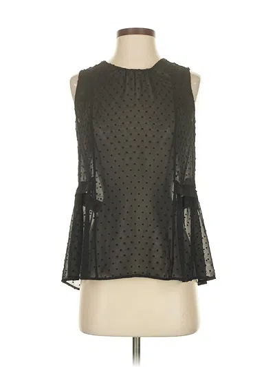 Pre-owned J.crew Factory Store Sleeveless Blouse In Black