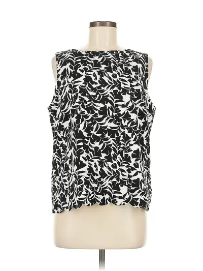 Pre-owned J.crew Factory Store Sleeveless Blouse In Black
