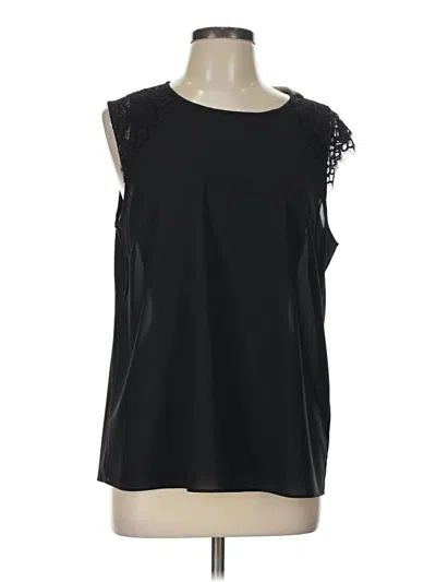 J.crew Factory Store Sleeveless Blouse In Black