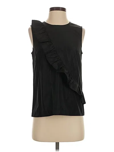J.crew Factory Store Sleeveless Blouse In Black