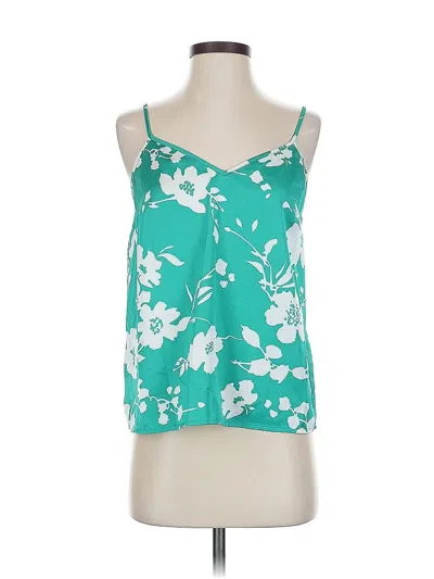 Pre-owned J.crew Factory Store Sleeveless Blouse In Blue