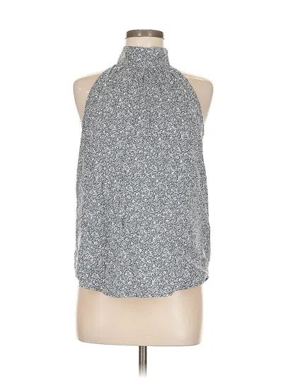 Pre-owned J.crew Factory Store Sleeveless Blouse In Blue