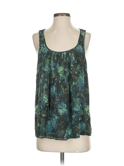 Pre-owned J.crew Factory Store Sleeveless Blouse In Blue