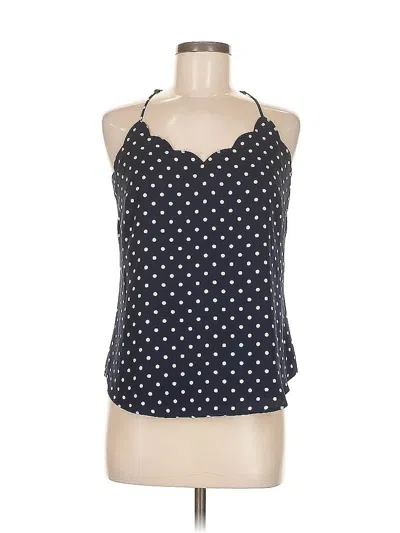 Pre-owned J.crew Factory Store Sleeveless Blouse In Blue