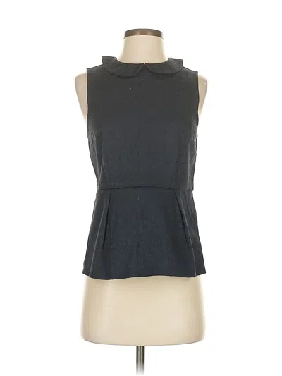 Pre-owned J.crew Factory Store Sleeveless Blouse In Gray