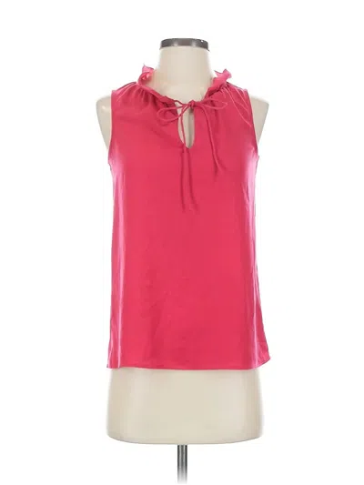 Pre-owned J.crew Factory Store Sleeveless Blouse In Pink
