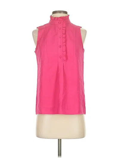 Pre-owned J.crew Factory Store Sleeveless Blouse In Pink