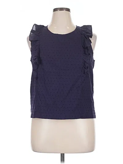J.crew Factory Store Sleeveless Blouse In Purple