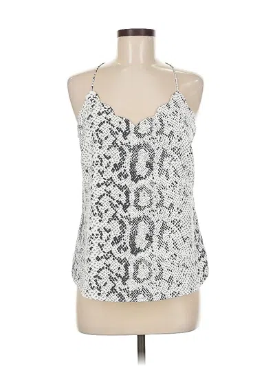 Pre-owned J.crew Factory Store Sleeveless Blouse In Silver
