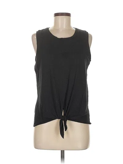 Pre-owned J.crew Factory Store Sleeveless T-shirt In Black