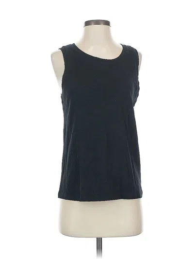 Pre-owned J.crew Factory Store Sleeveless T-shirt In Black