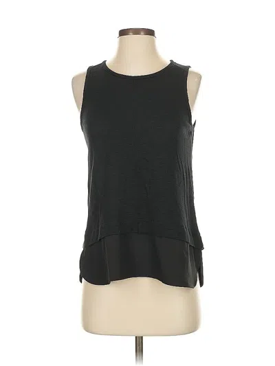 Pre-owned J.crew Factory Store Sleeveless T-shirt In Black