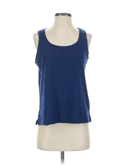 Pre-owned J.crew Factory Store Sleeveless T-shirt In Blue
