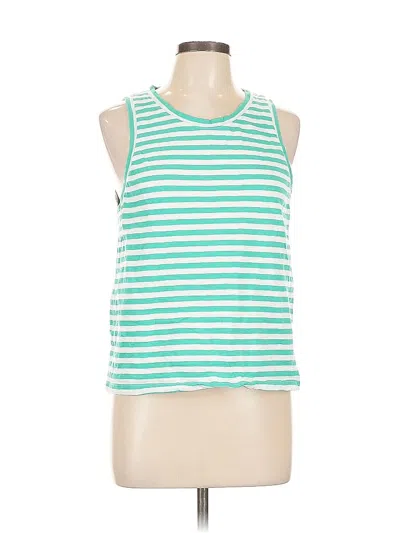 Pre-owned J.crew Factory Store Sleeveless T-shirt In Green