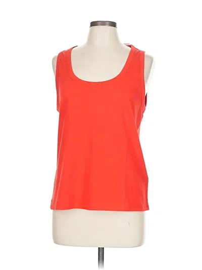 J.crew Factory Store Sleeveless T-shirt In Orange
