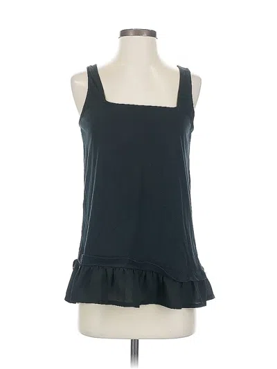 Pre-owned J.crew Factory Store Sleeveless Top Black Halter Neckline Tops