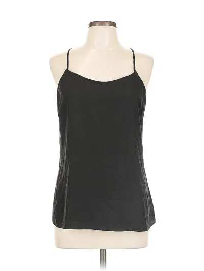 Pre-owned J.crew Factory Store Sleeveless Top Black Halter Neckline Tops