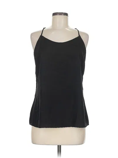 Pre-owned J.crew Factory Store Sleeveless Top Black Halter Neckline Tops