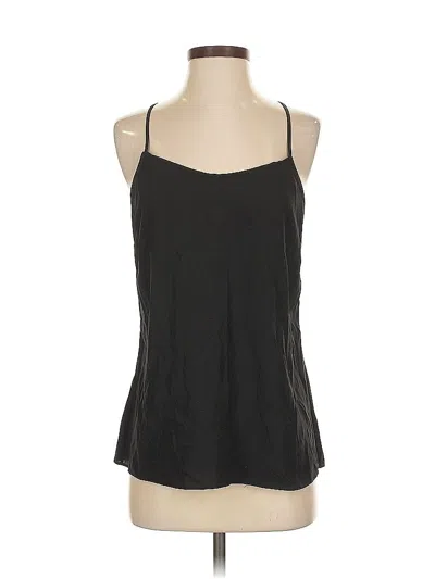 Pre-owned J.crew Factory Store Sleeveless Top Black Halter Neckline Tops